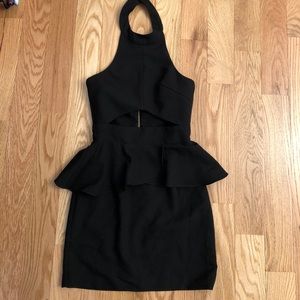 Naven Cutout Peplum Dress